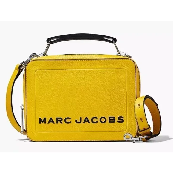 Marc Jacobs Bold Box Crossbody, LIGHTNING BOLT YELLOW - Picture 10 of 12